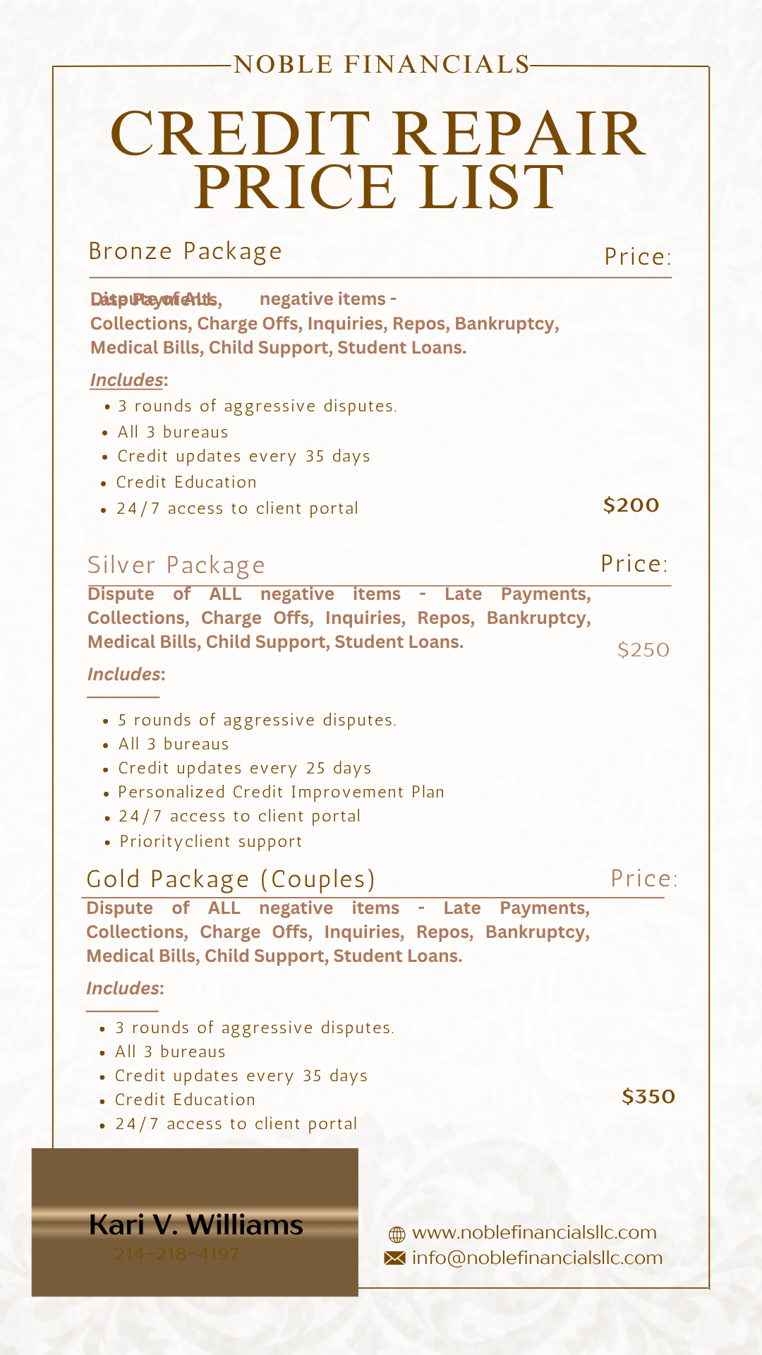 Credit Repair Price List.pdf